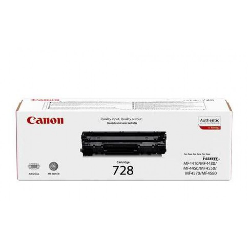 Canon CRG-728 2.100 Sayfa Toner MF4410-4430 Fax L150-170